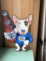 Grosse Blech Bud Light Tafel 1989