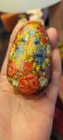 Oeuf de Pâques décoratif ancien,  oriental.