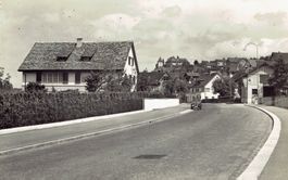 Erlenbach ZH, um 1950, mit Auto