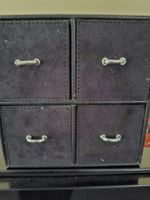 Schmuckschatulle, kleine Kommode, schwarz