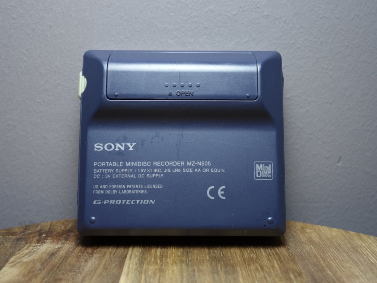 Sony Minidisc: MiniDisc Sony MZ-N505 – Usato da Bern venduto da Phandora 2