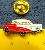 CHEVROLET BEL AIR 1950er AUTO PIN GEPRÄGT KLEIN-FEIN GOLDIG