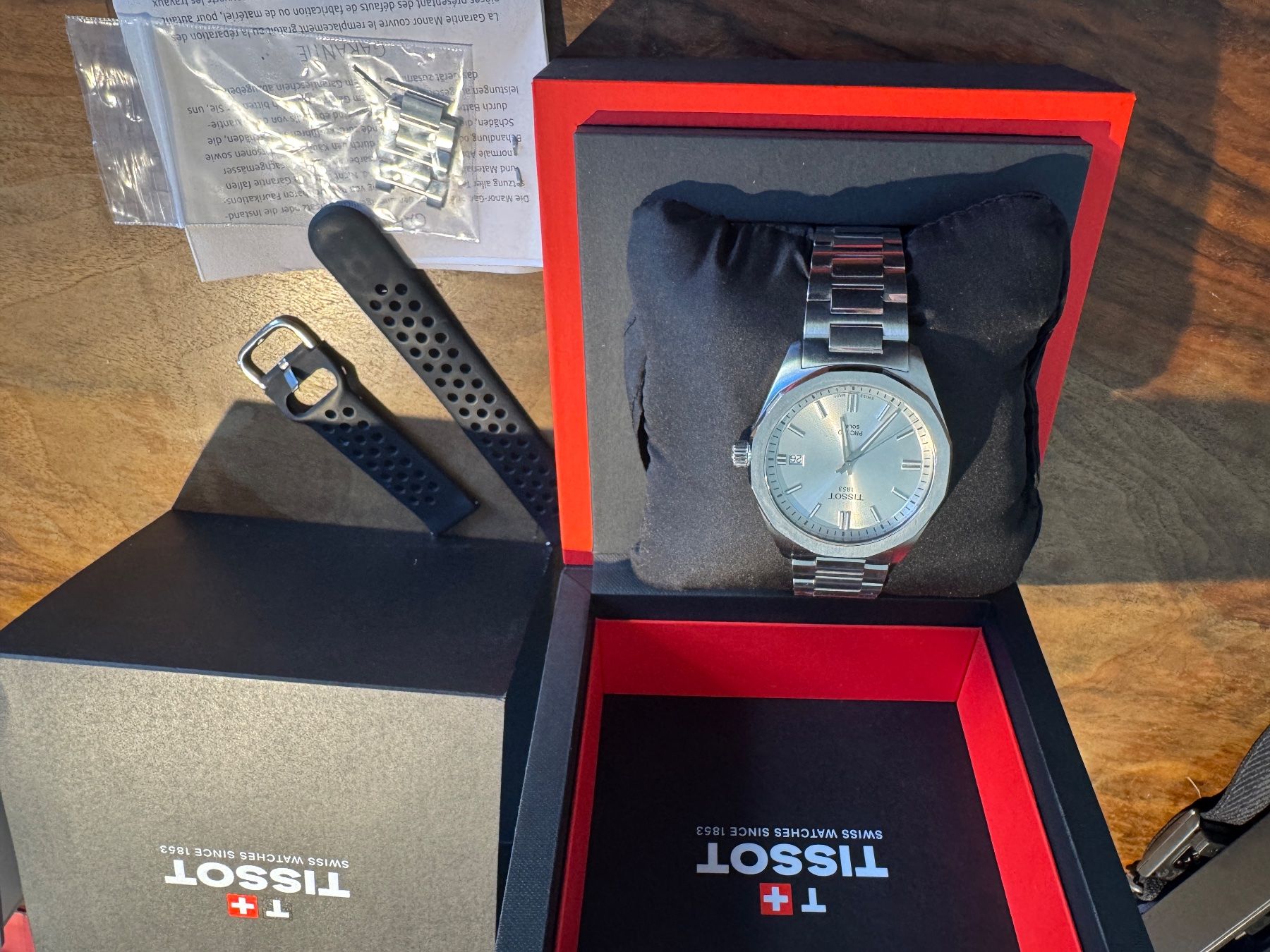 Tissot Uhren: Tissor PRC 100 Solar SIlber – Gebraucht aus Bern von Keie 2