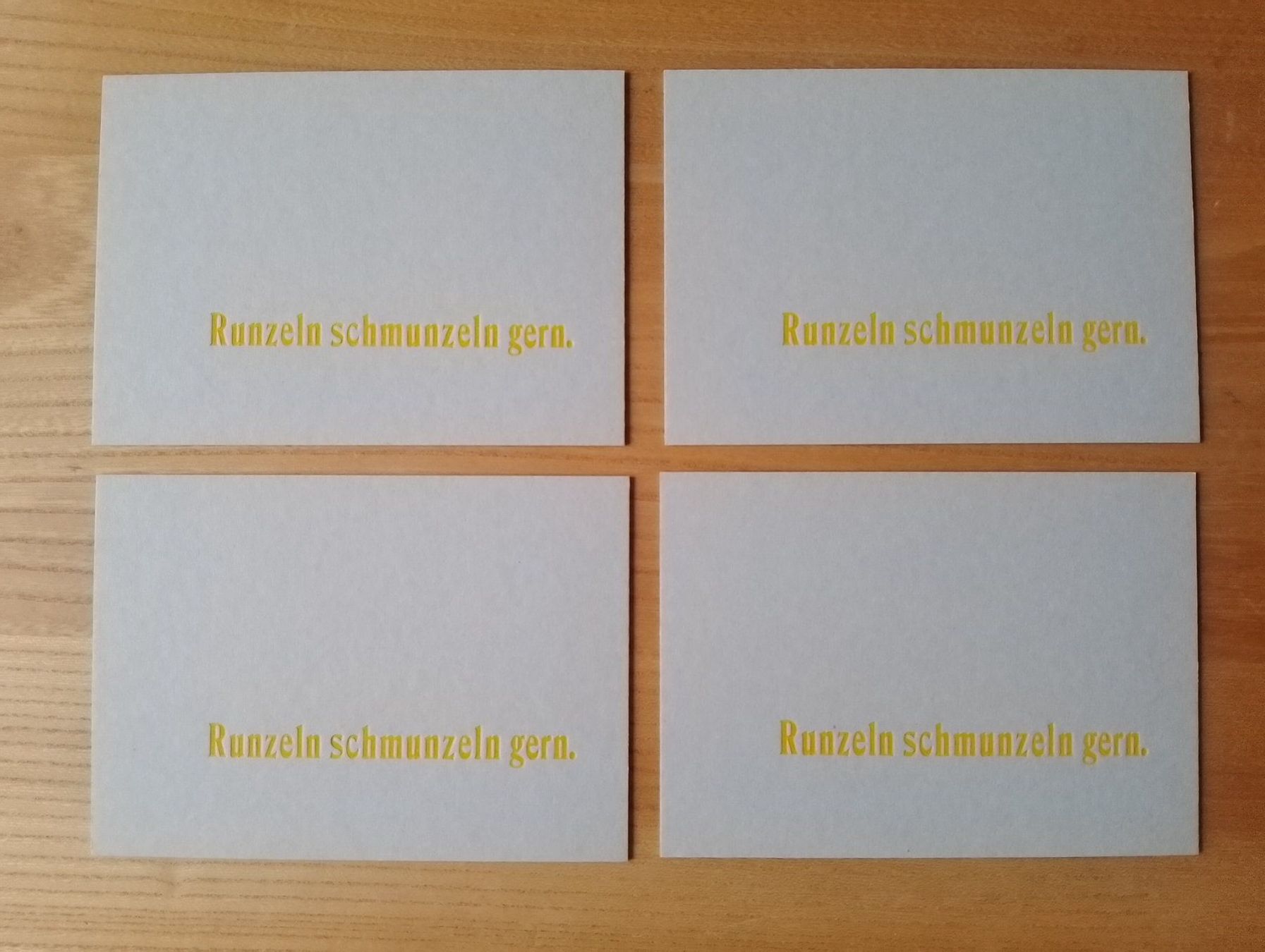 Cartoline: 4 Postkarten in Bleisatz auf Graukarton inkl. Couvert NEU! – Nuovo e nell'imballaggio originale da Luzern venduto da Seri4 1
