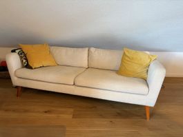 Sofa beige Stoff 3-Sitzer in sehr gutem Zustand