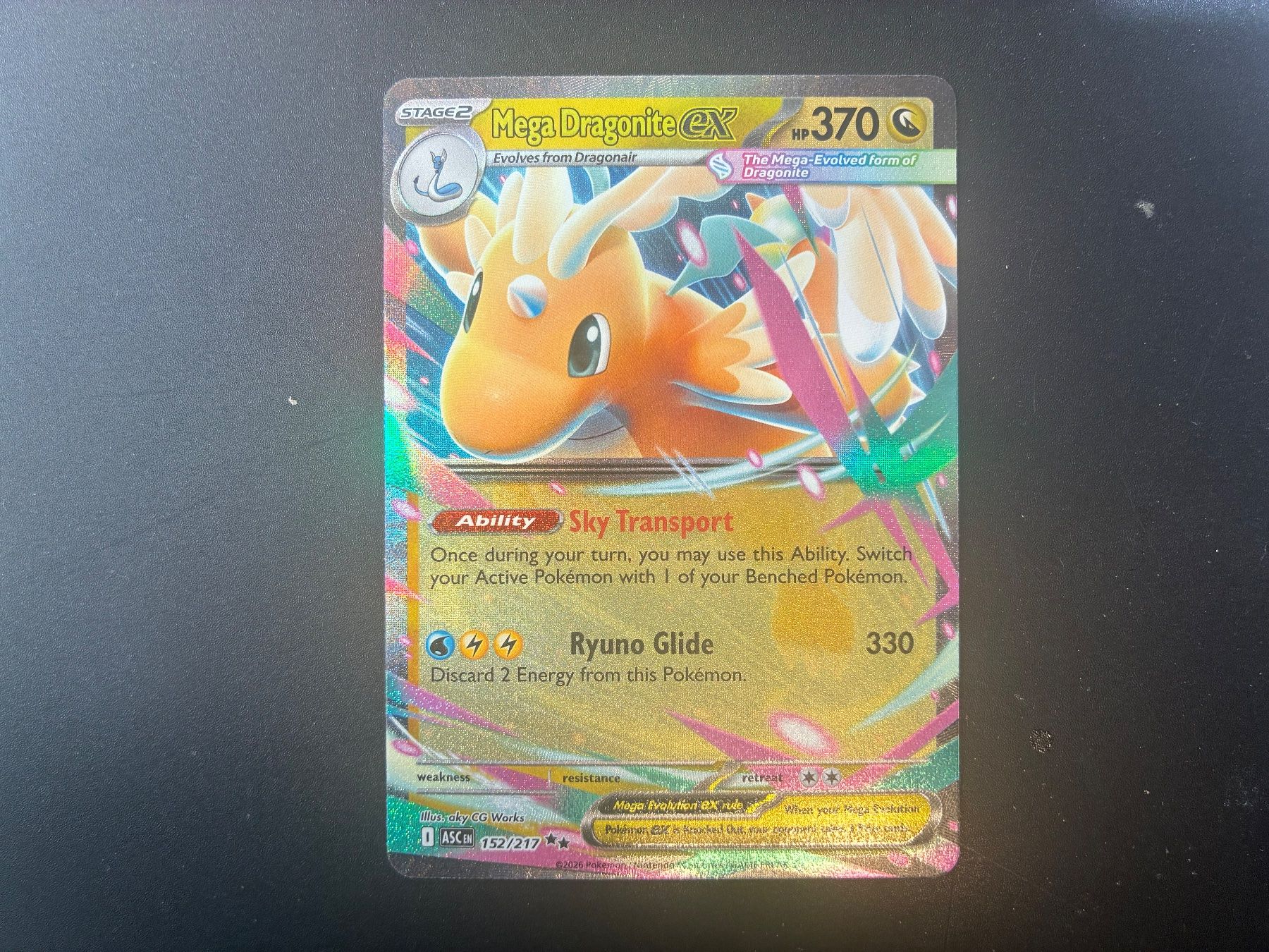 Pokémon Sammelbilder & Trading cards: Mega Dragonite EX - Ascended Heroes - 152/217 - en – Neu (gemäss Beschreibung) aus Hütten von yve_tf69