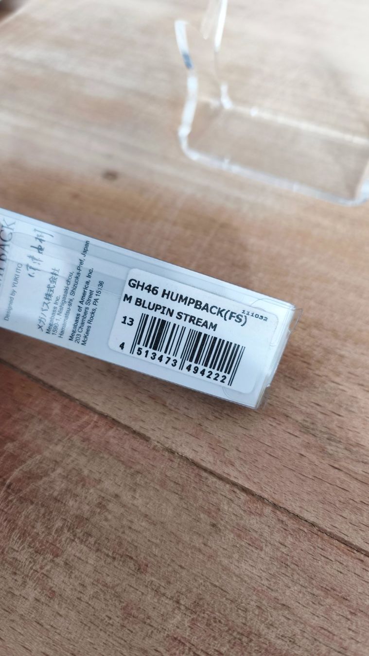 Megabass Esche: Megabass GH46 Humpback – Nuovo e nell'imballaggio originale da Sarnen venduto da sebalant 4