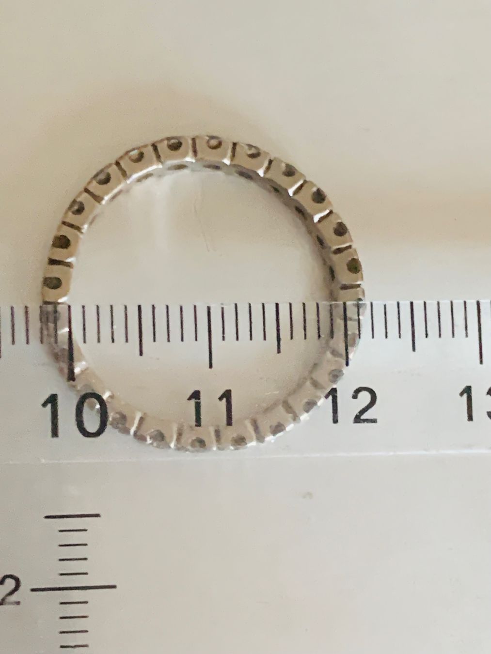 Ringe: Grosser Weissgold-Diamantring mit 24 Steinen (ca. 2 cm) – Gebraucht aus Bülach von MarkusSchiesser 1