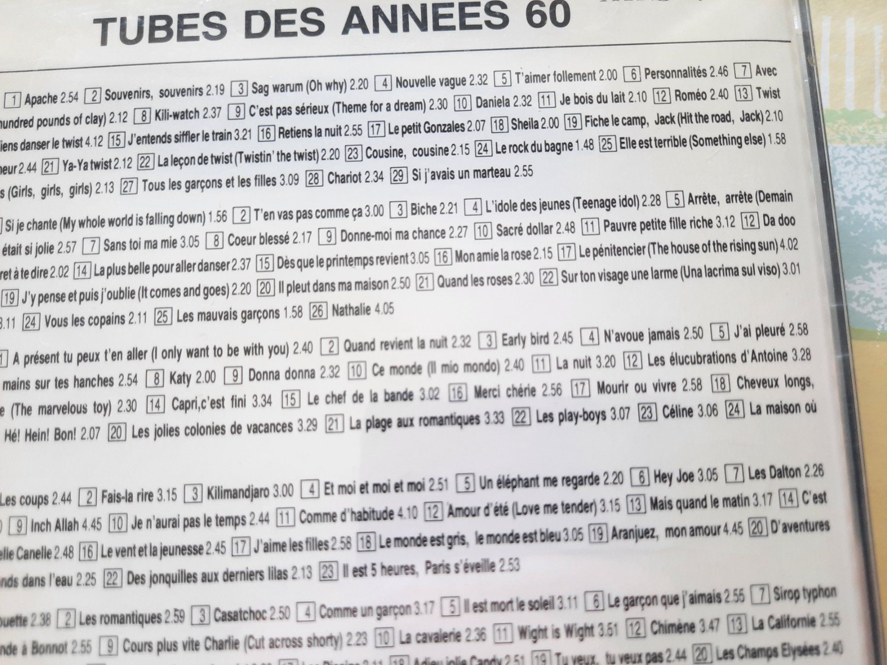 CD: CD Tubes des années 60 - compilation 5 cds – Usato da Pully venduto da bro_n52j 4