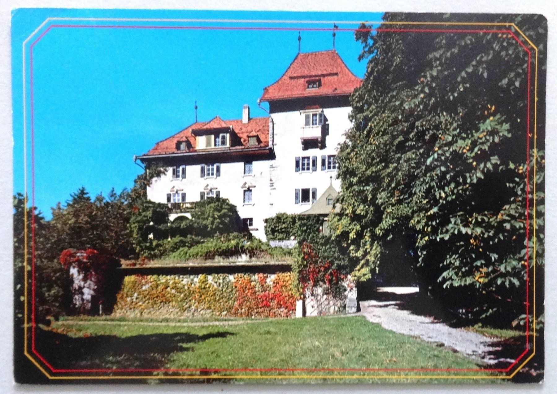 Ansichtskarten: Pension "Schloss Tagstein", Masein bei Thusis – Gebraucht aus Fétigny von Billy2miny