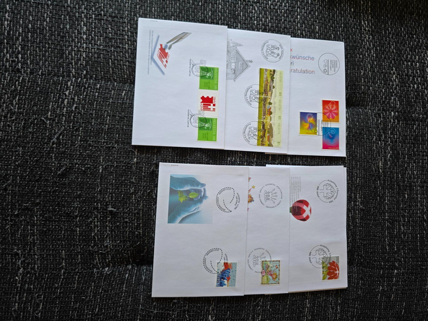 Tutti i francobolli: Briefumschläge mit Schweizer Marken 614 FDC – Nuovo (secondo la descrizione) da Niederurnen venduto da Jens6 9