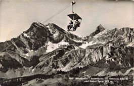 Braunwald Sessel bahn mit ortstock