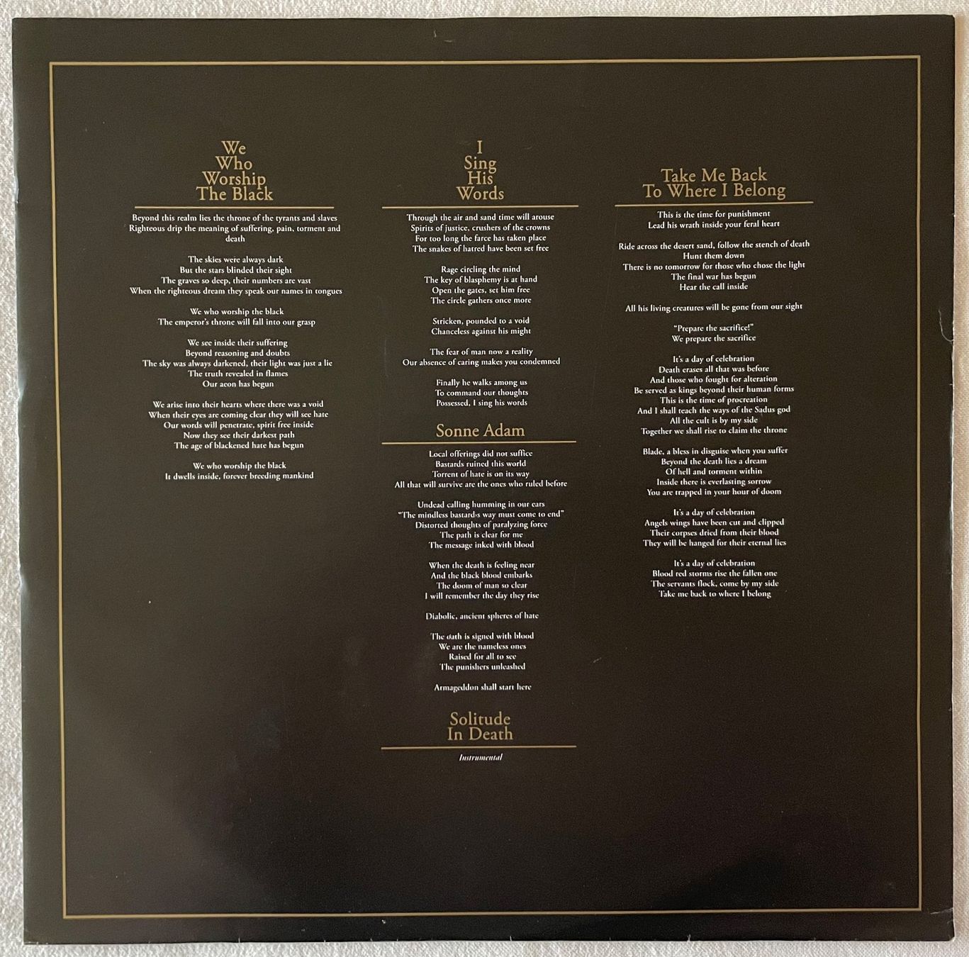 Dischi in vinile: Sonne Adam – Transformation - LP - 2011 - First Press - LTD – Usato da Uster venduto da Zardodel 6