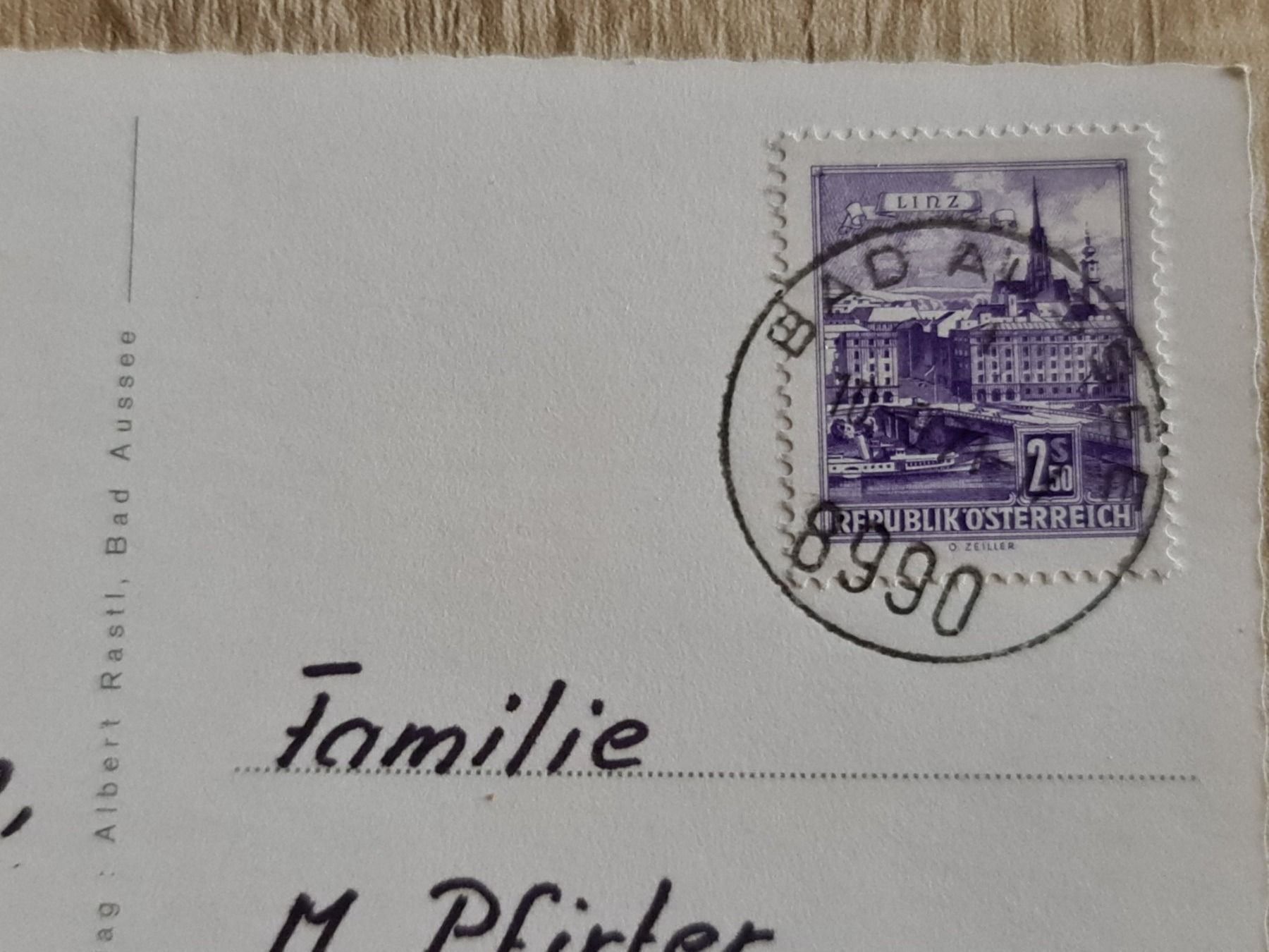 Cartoline postali: Ansichtskarte Ausseer Land Stiermark – Usato da Dintikon venduto da Vexi 1