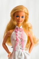 Barbie Peaches n Cream Necksplit Vintage in Designer Overall