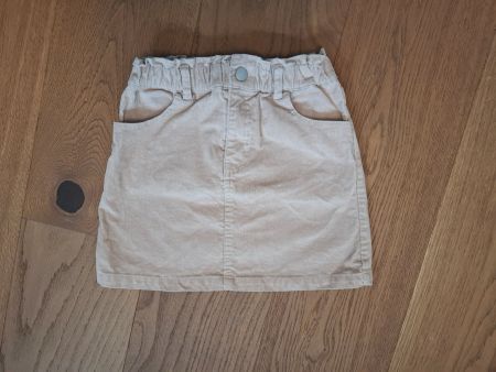 Manchesterjupe / Cordjupe / Rock / beige Gr. 122 von Kids