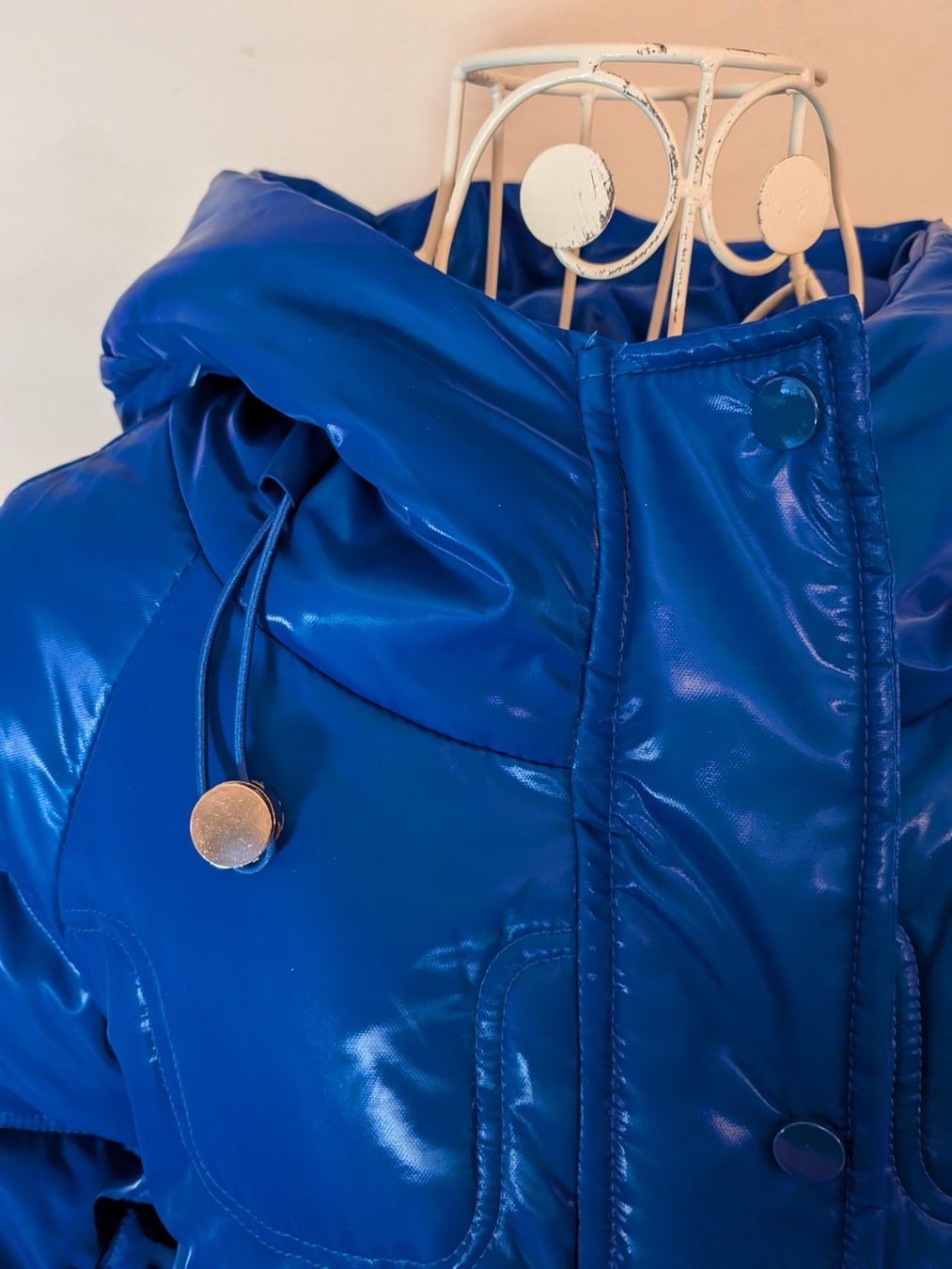 Giacche: Blau schimmernde Winterjacke - Grösse M – Usato da Dietfurt venduto da Subforce1853 4