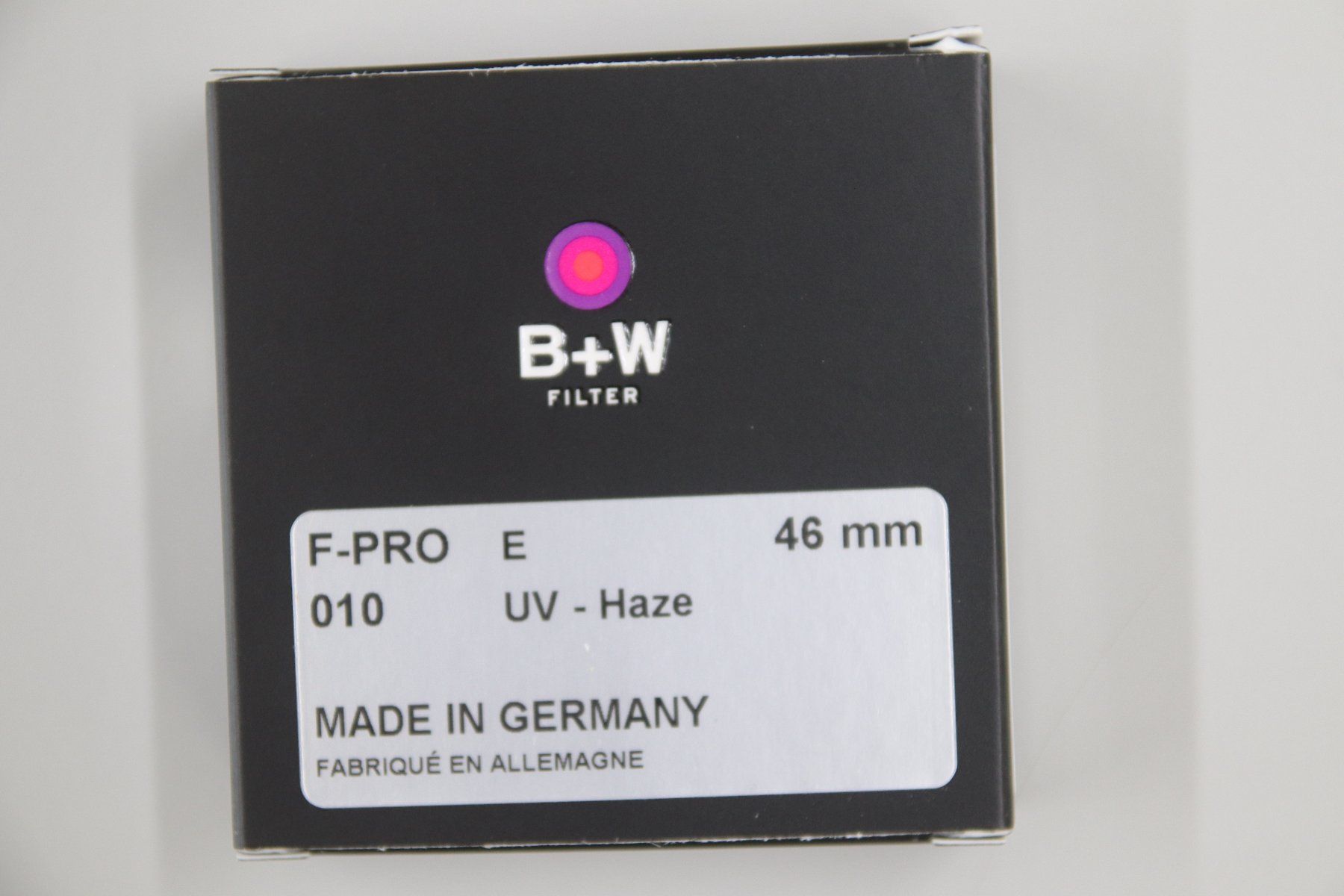 Filtri: B+W 46mm UV Filter / F-PRO – Nuovo e nell'imballaggio originale da Zofingen venduto da OWYSSAG