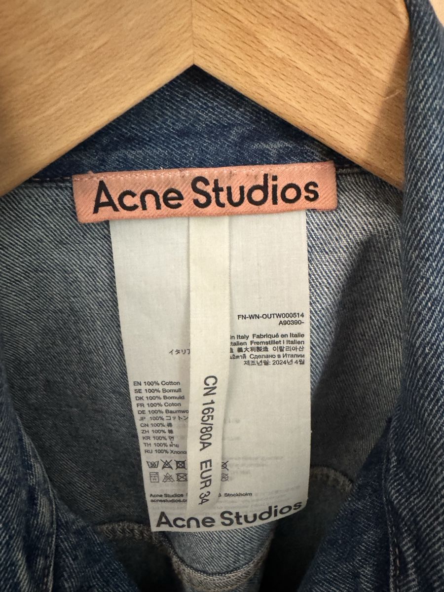 Acne Studios Giacche: Acne studios oversized denim jeans jacket size 34-36 – Usato da Zürich venduto da gva_r9gs 6