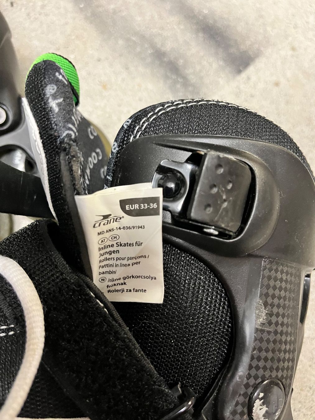 Pattini in linea & Pattini a rotelle: Inline Skates Crane Grösse 33-36 gebraucht – Usato da Lufingen venduto da silirino 2