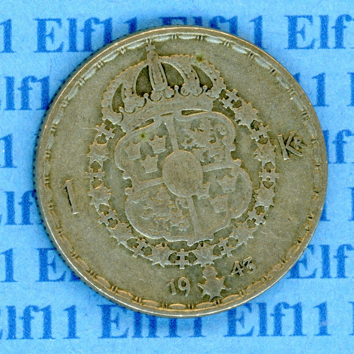 Tutti le monete: SEK___1.00 1943 ss+ 1 Krone – Usato da Widnau venduto da Elf11