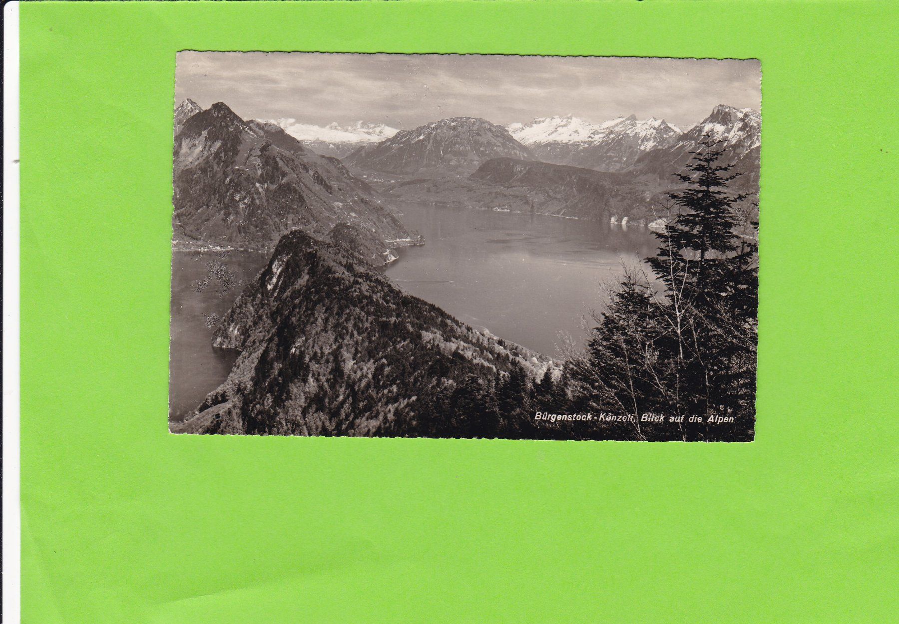 Cartoline postali: Bürgenstock-Känzeli – Usato da St. Peterzell venduto da neckertal