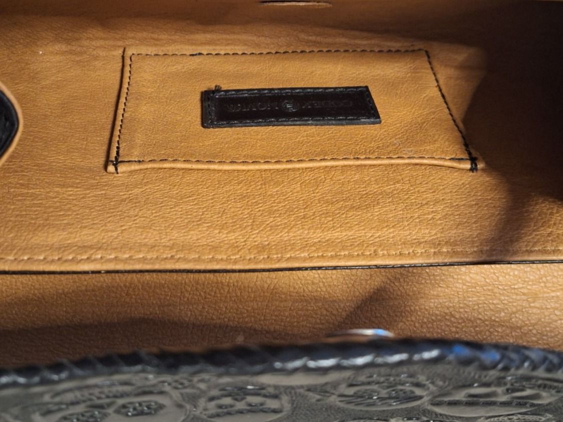 Borse da donna: Handtasche "Skull", Designer Unikat, Echtleder, schwarz – Nuovo (secondo la descrizione) da Oberkulm venduto da kar_jgx9 4