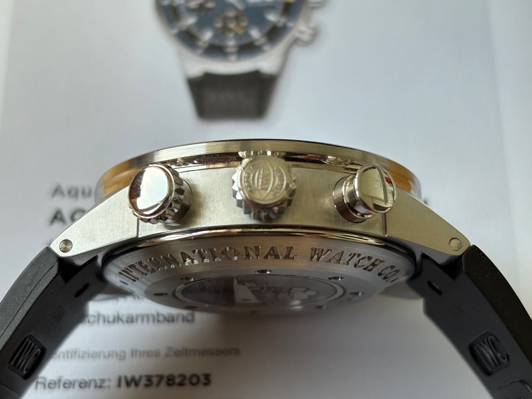 IWC Orologi: IWC Aquatimer Chronograph Cousteau Divers Calypso Edition – Usato da Birsfelden venduto da Mynos 7