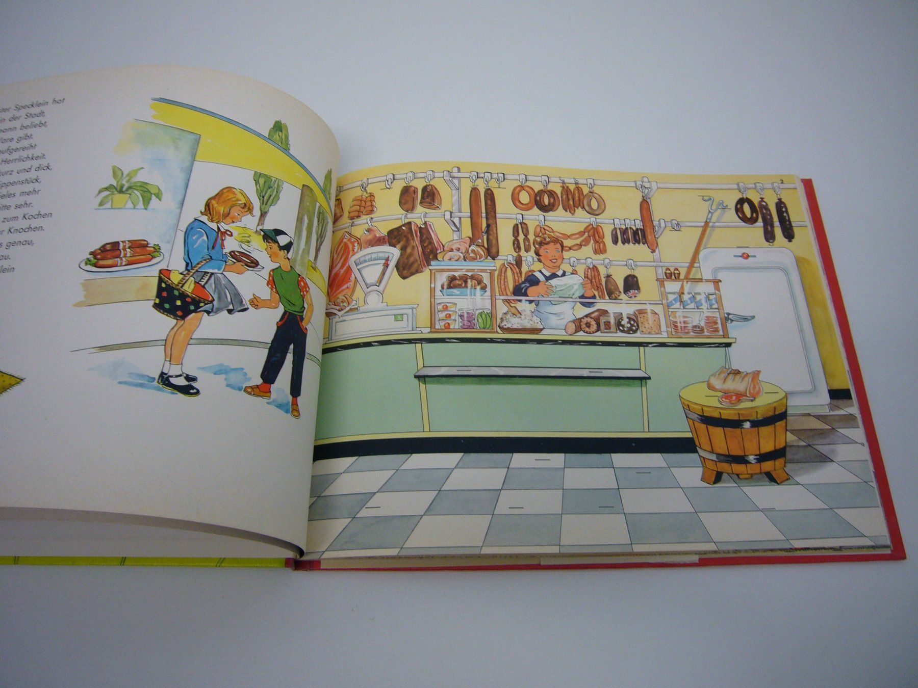 Libri: Antikes Kinderbuch "Wir kaufen ein", Lotte Oldenburg, 50er – Nuovo (secondo la descrizione) da Affoltern am Albis venduto da Stationeleven 2