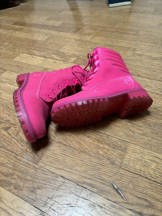 Timberland rose collaboration avec Jimmy Choo pointure 38 5 Kaufen auf Ricardo