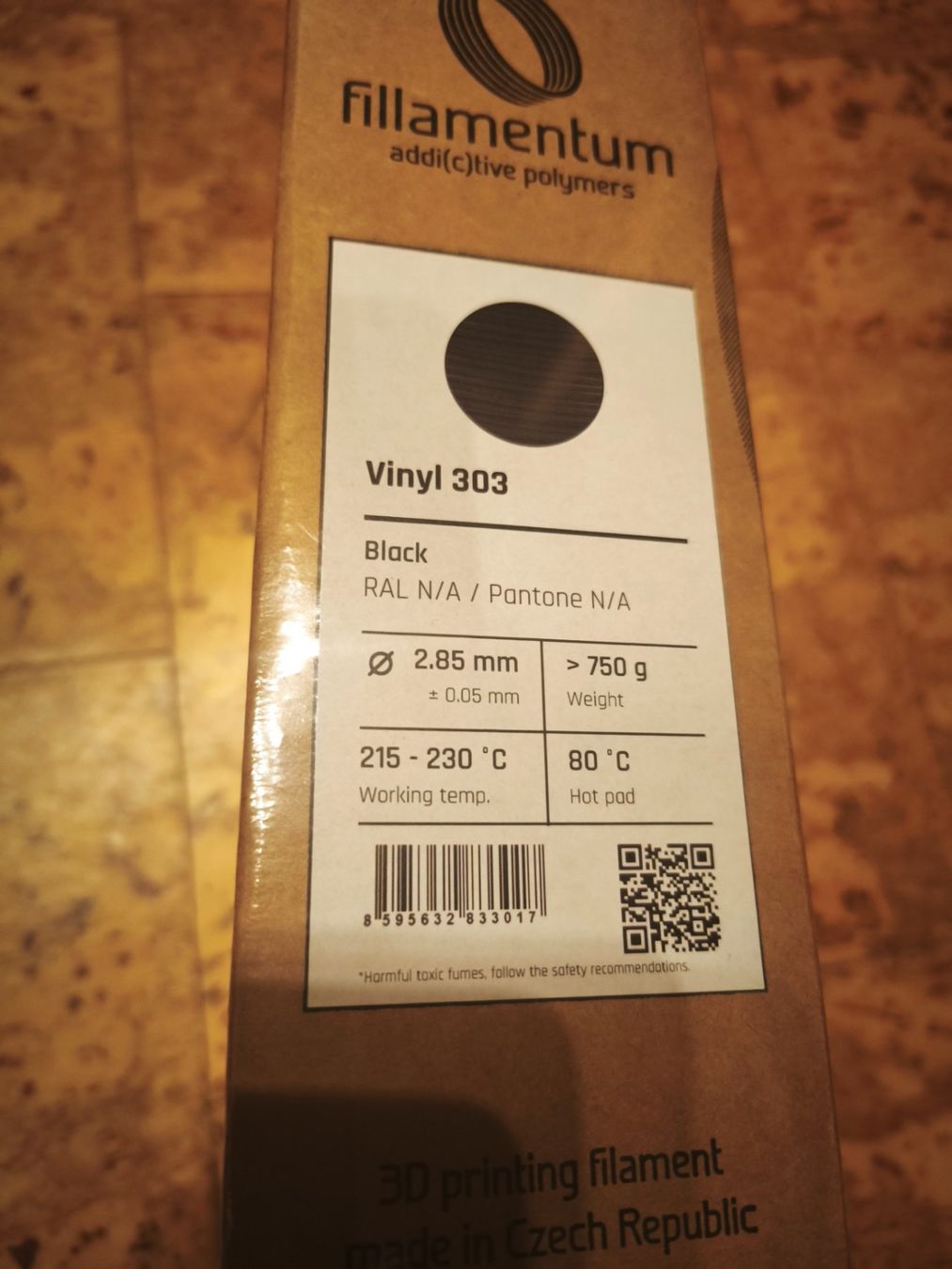 Filamento: Vinyl 303- Filament, schwarz – Nuovo e nell'imballaggio originale da Embrach venduto da Woeem 1