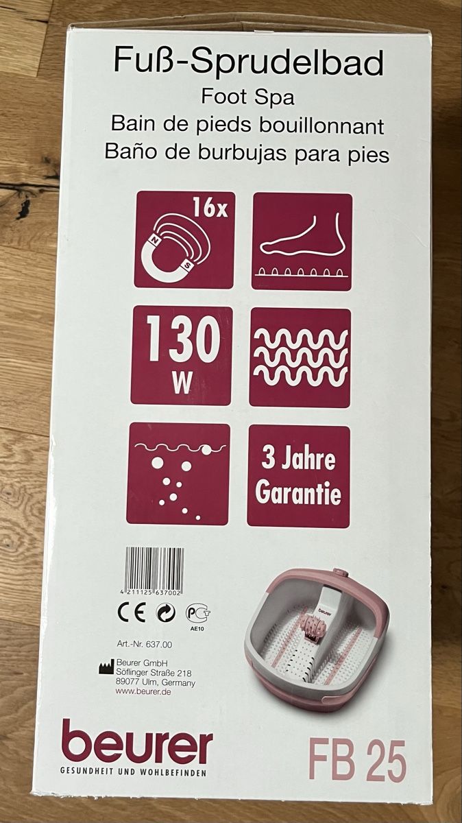 Beurer Dispositivi per massaggi: Fussbad – Usato da Bottenwil venduto da pahof 1