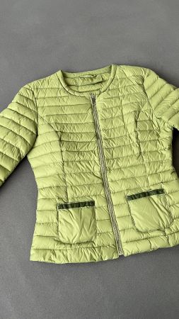 leichte Daunenjacke von Leonardo / Grösse S / lindengrün