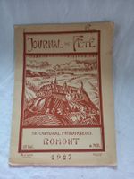 Journal de Fête du Tir Cantonal Fribourgeois Romont, 1927