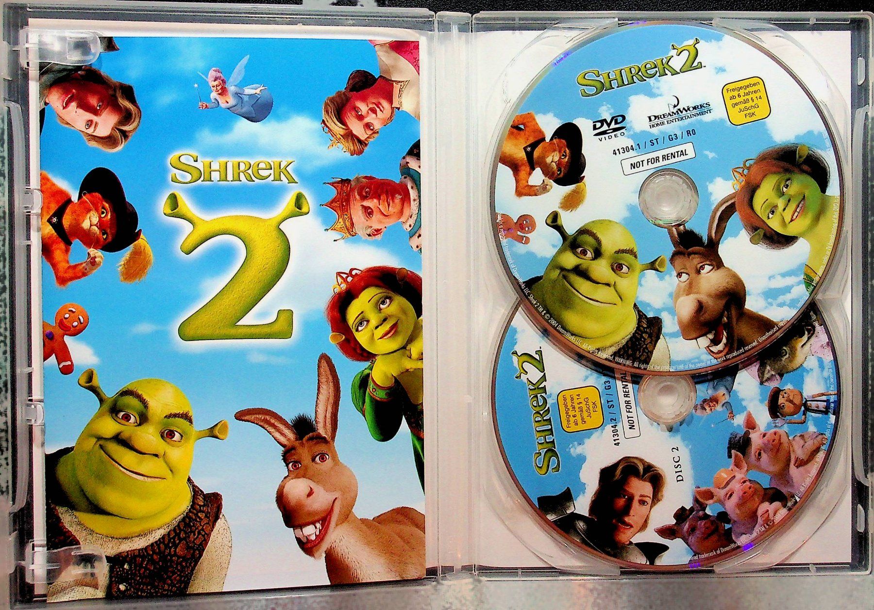 Alle DVDs: 2x  DVD   Shrek  2 – Gebraucht aus Reitnau von Zaomir 2