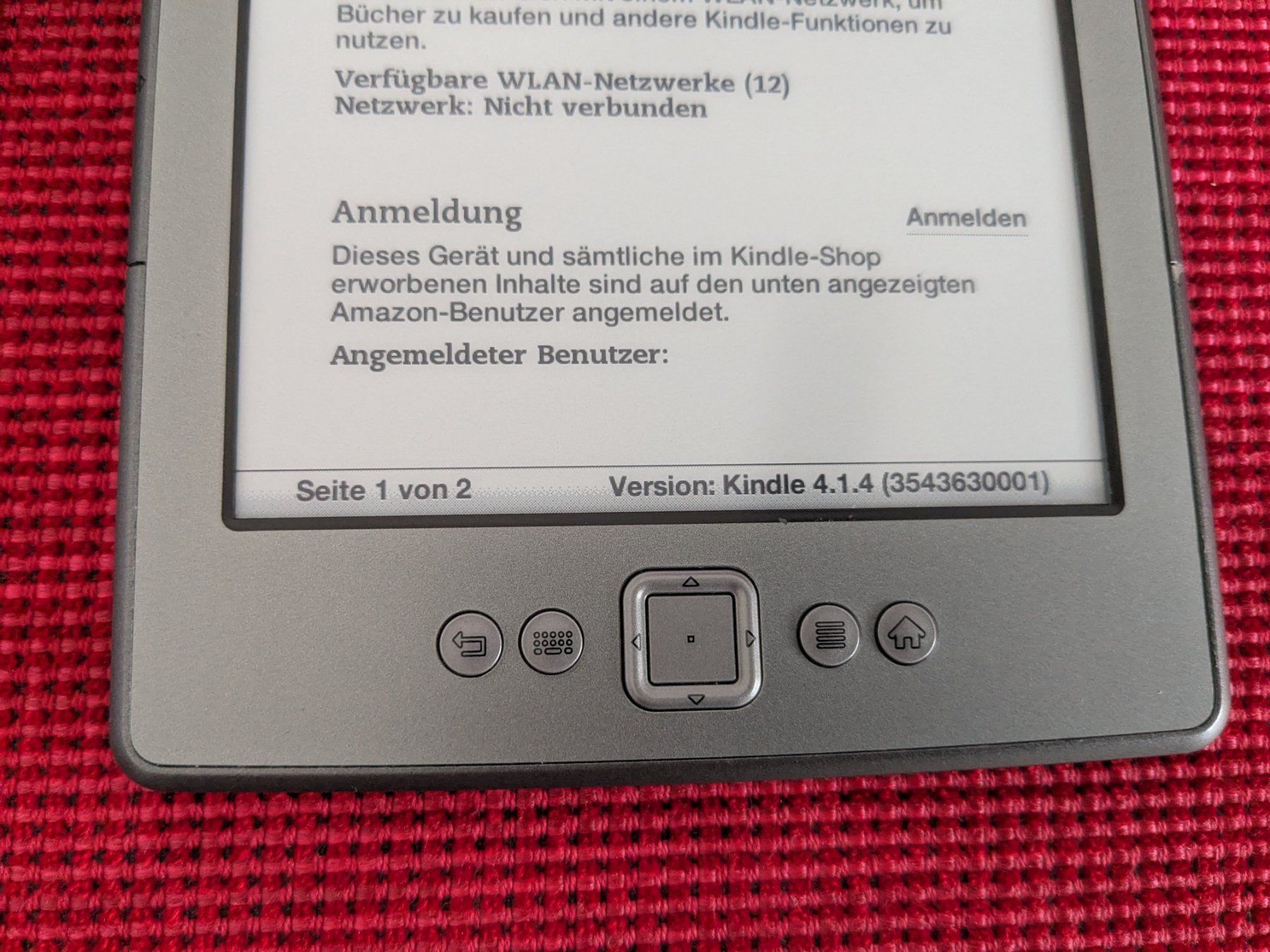 Amazon Tablet PC: Amazon Kindle 4 e-Reader – Gebraucht aus Bern von ricobrj 1