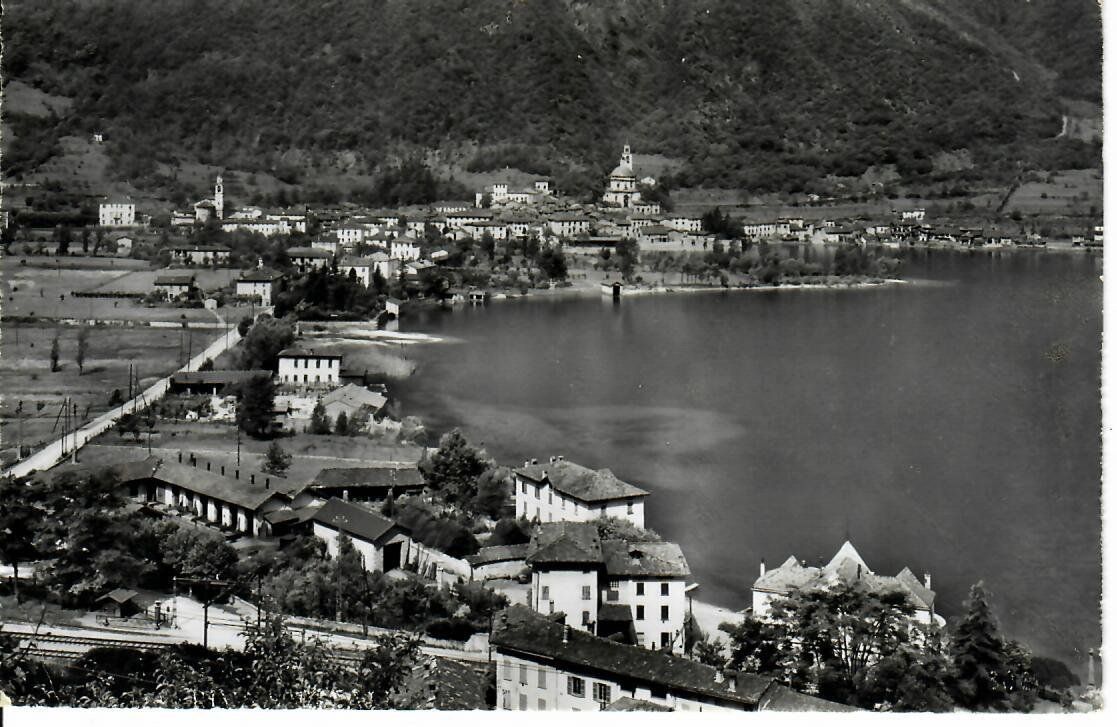 Ansichtskarten: Capolago e Riva S. Vitale  1956 – Gebraucht aus Hochdorf von Ziegel-16