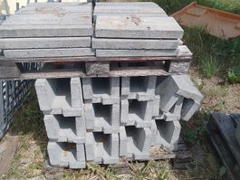 Betonrinnen U-Profil mit Abdeckplatten