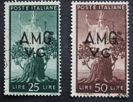 Italien - Triest Julisch-Venetien MNr. 19+20 gestempelt