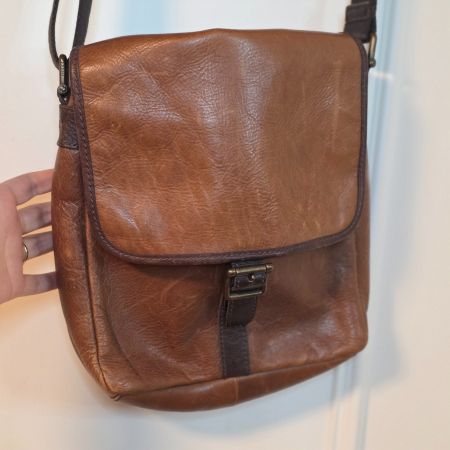 👜 Fossil Leder Tasche – Unisex, Vintage Modell
