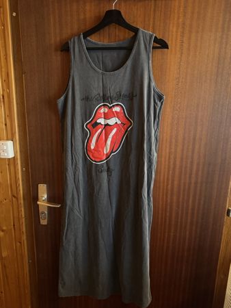 Robe longue The Rolling Stones gris taille unique