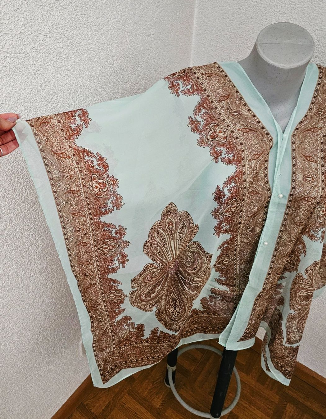 Tuniken: Tunika / Strandkleid / Poncho One Size Paisley – Neu und originalverpackt aus Füllinsdorf von Sunnebliemli7 4