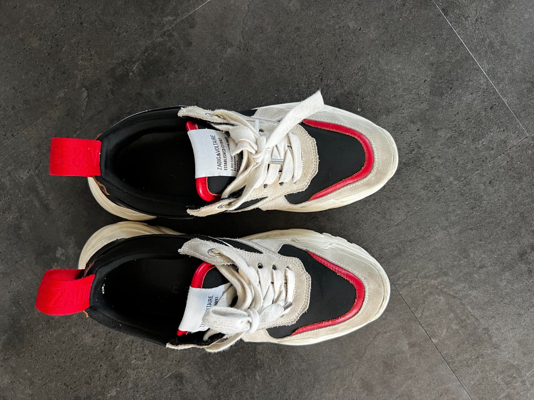 Zadig & Voltaire Scarpe da donna: Zadig & Voltaire Sneakers, 65% Leather Gr. 39 – Usato da Rüschlikon venduto da 21moje 3