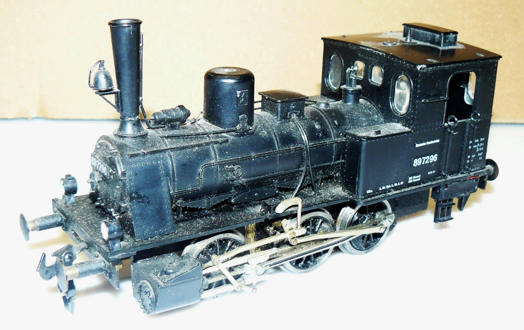 Modellini di ferrovie: Dampflok DB 89 7296; Spur 0 – Usato da Hombrechtikon venduto da Luetzelsee