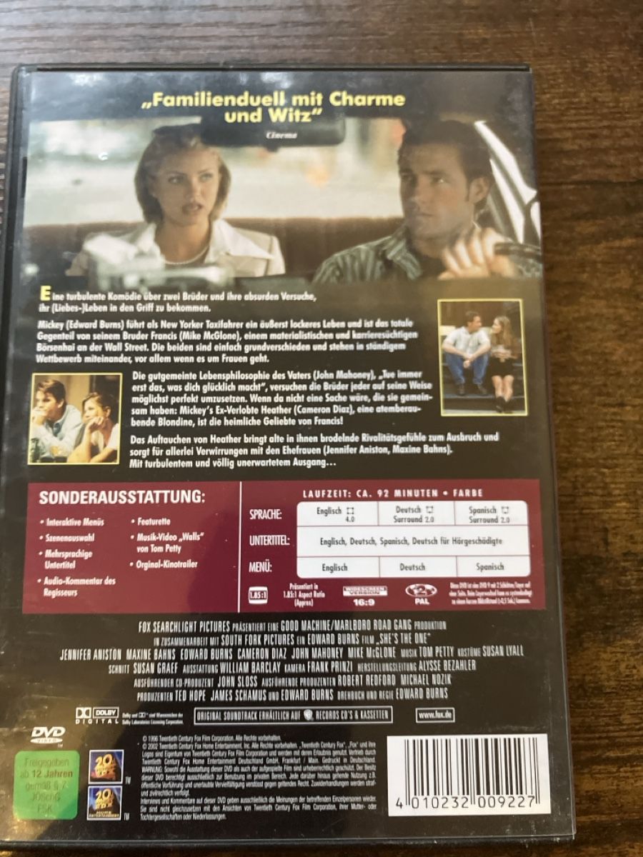 Tutti i DVDs: She‘s the One DVD – Usato da Glarus venduto da Jhuber78 1