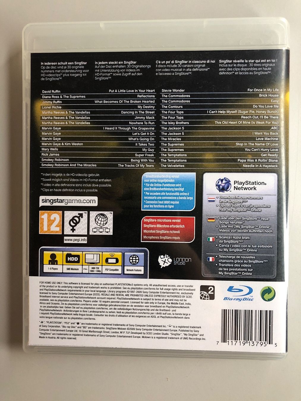Sony Giochi: Singstar Motown - PS3 – Usato da St.gallen venduto da taduz 1