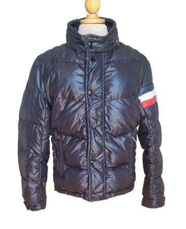 Moncler Vintage Daunenjacke Gr. 122 – mit Kapuze im Kragen