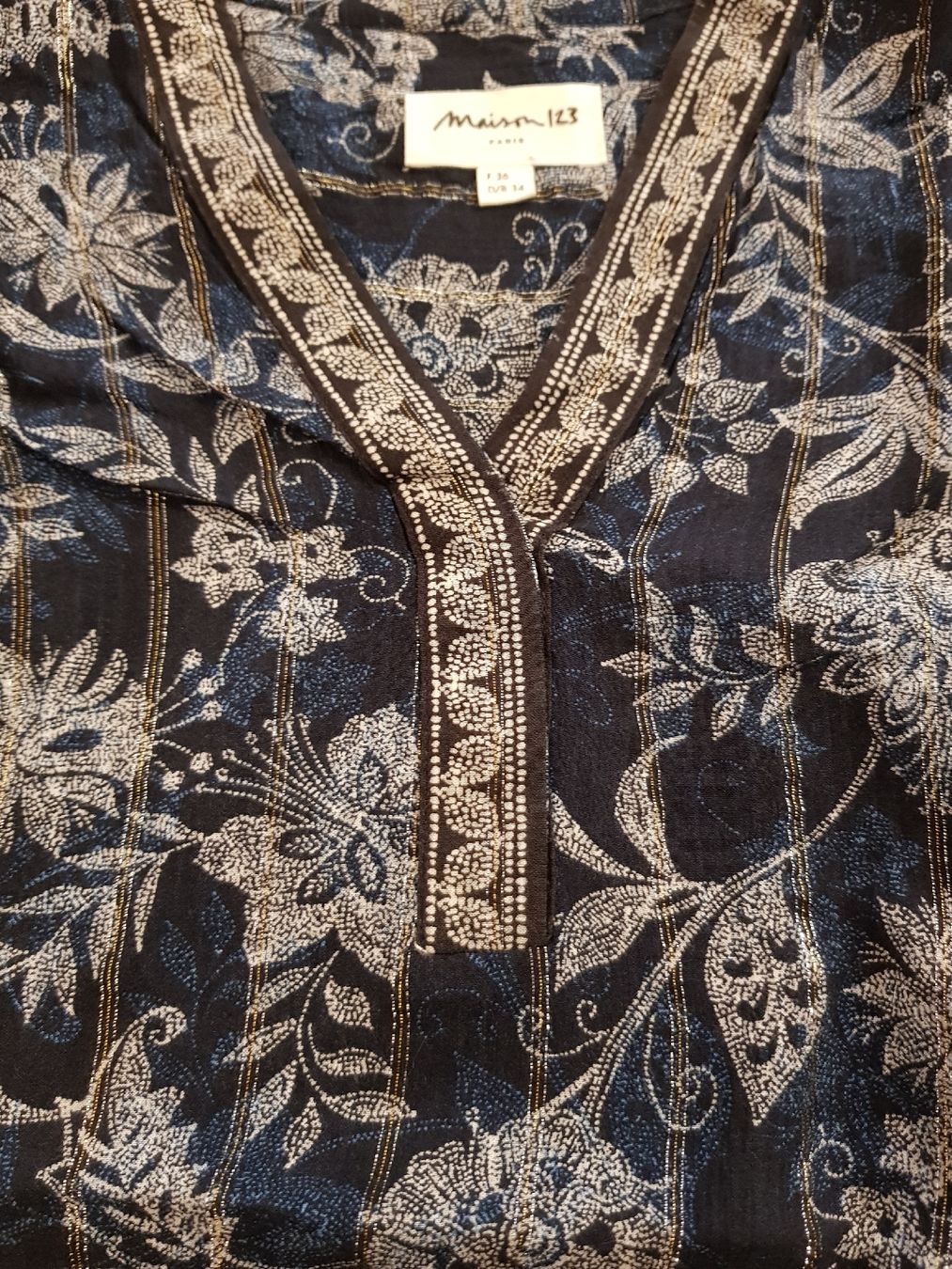 Maison 123 Camicette: Blouse Maison 123 Paris, T36 – Usato da Veyrier venduto da sosozizou 3