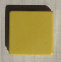 Feller Kalotte EDIZIO für 60x60mm Taster / Schalter GELB