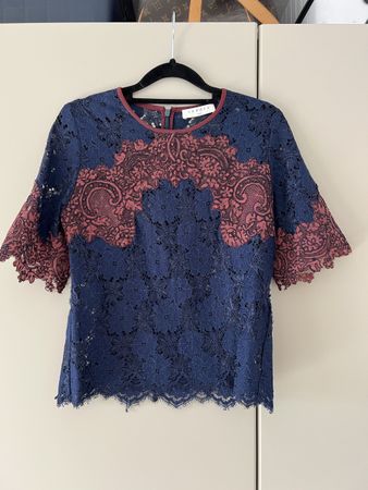 Sandro blouse - signature lace 
